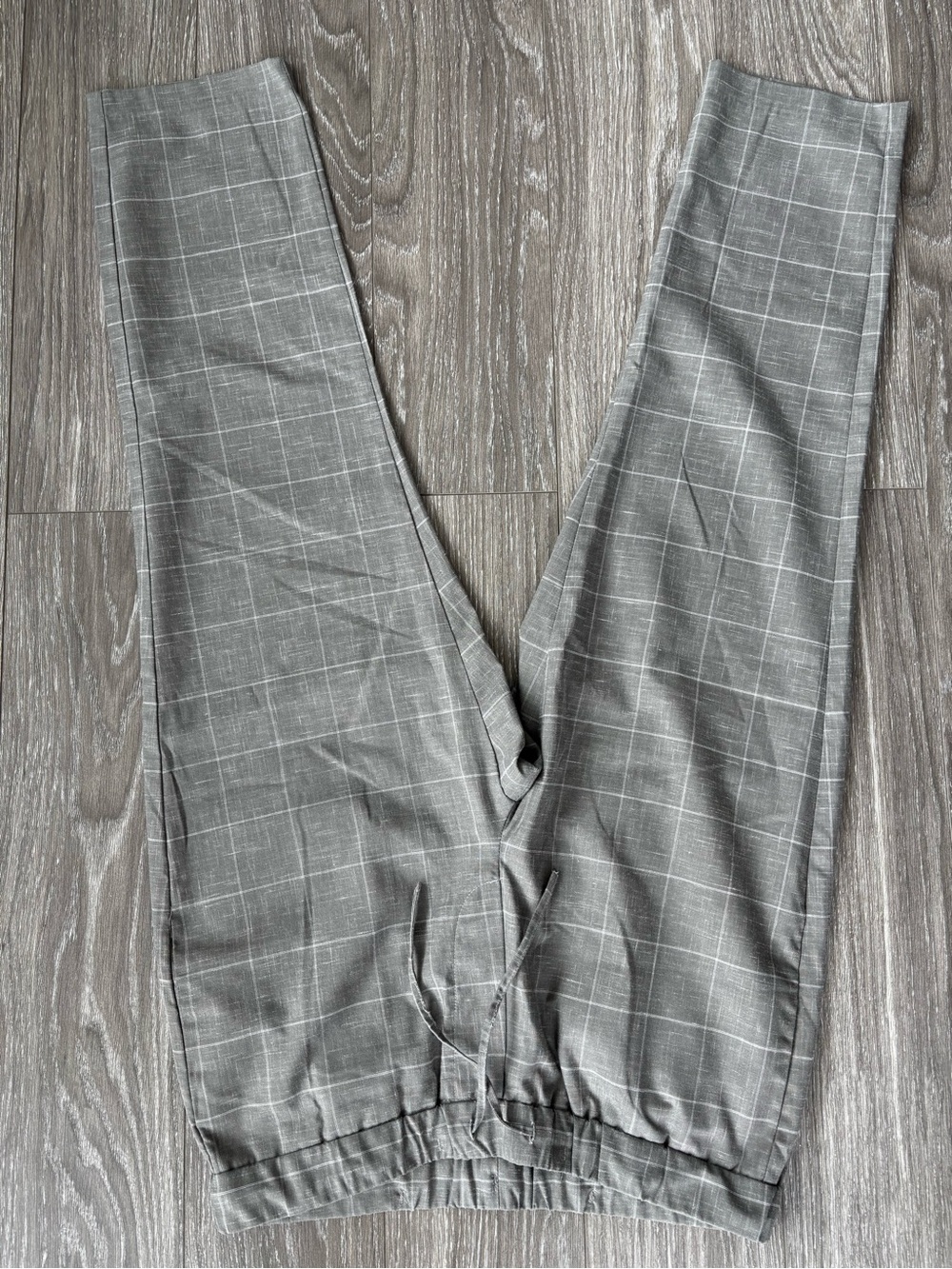 Topman Men's Gray Pinstripe chinos